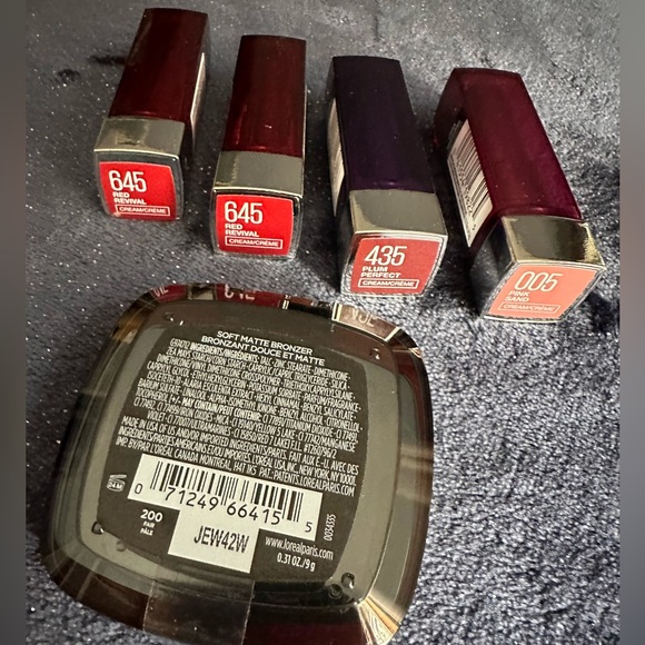 Maybelline lipstick & Bronzer Colors 645 and 435 and 005. MAKEUP BUNDLE #17 - Picture 3 of 9